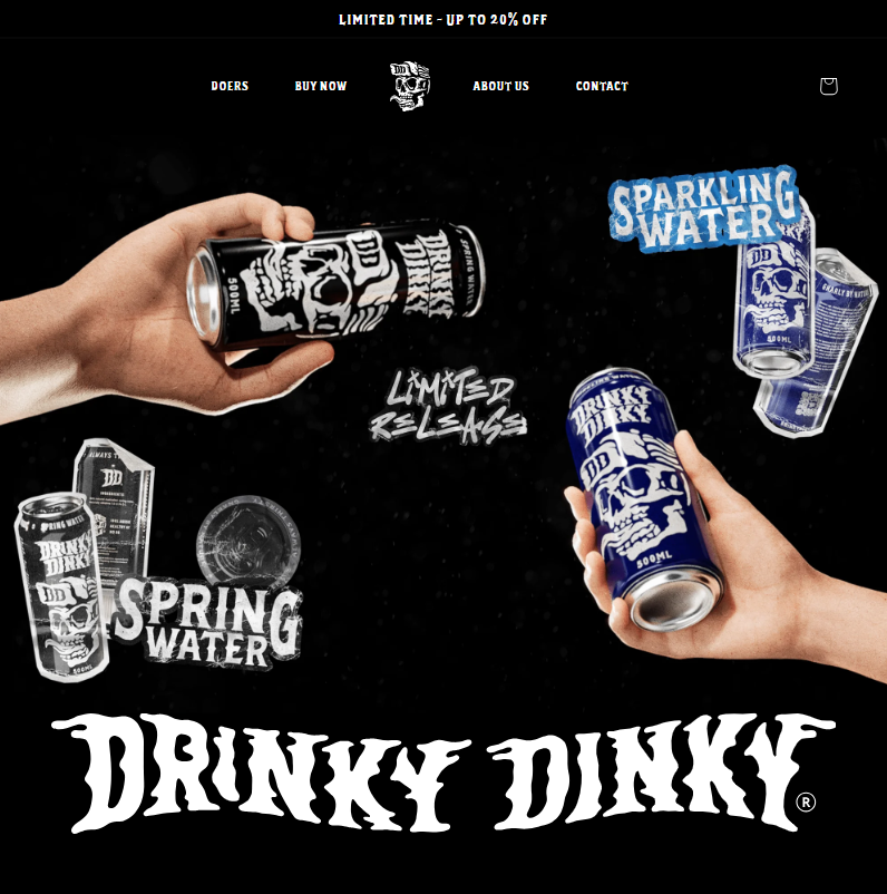 Drinky Dinky website